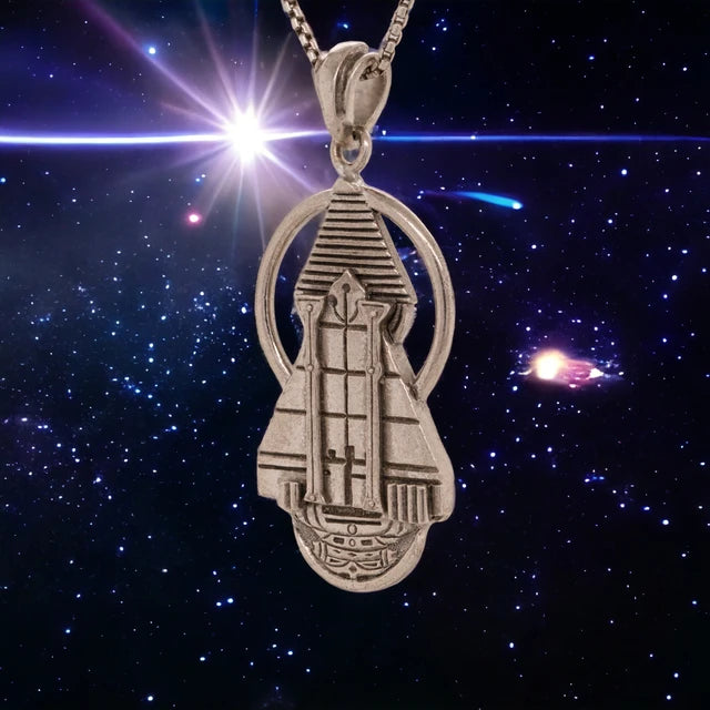 Sterling Silver Vimana Pendant