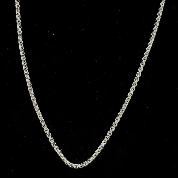 Sterling Silver Round Box Chain