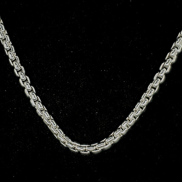 Sterling Silver Round Box Chain